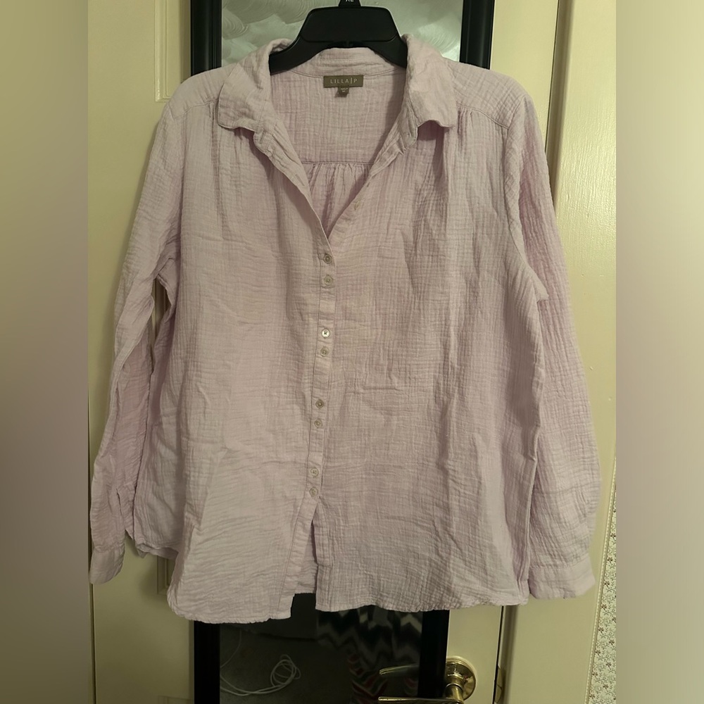 Linen Button Down - image 1